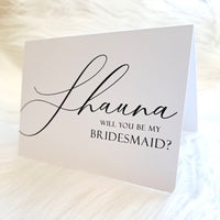 Bridal Party Proposal card