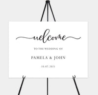 Small wedding signs A5 up to A3 size