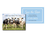 Farming themed Save the date